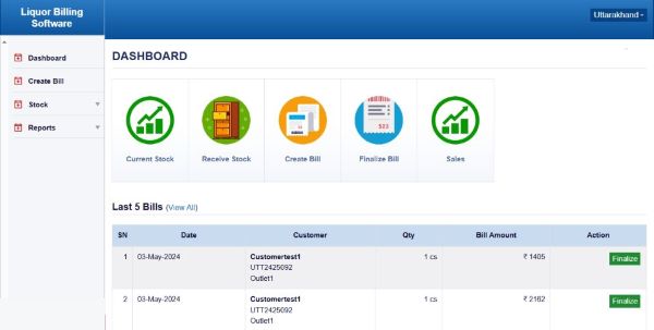 Liquor Billing Software